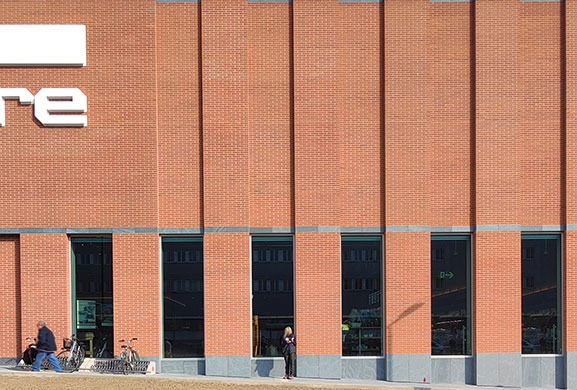 Recupero per nuovo edificio commerciale